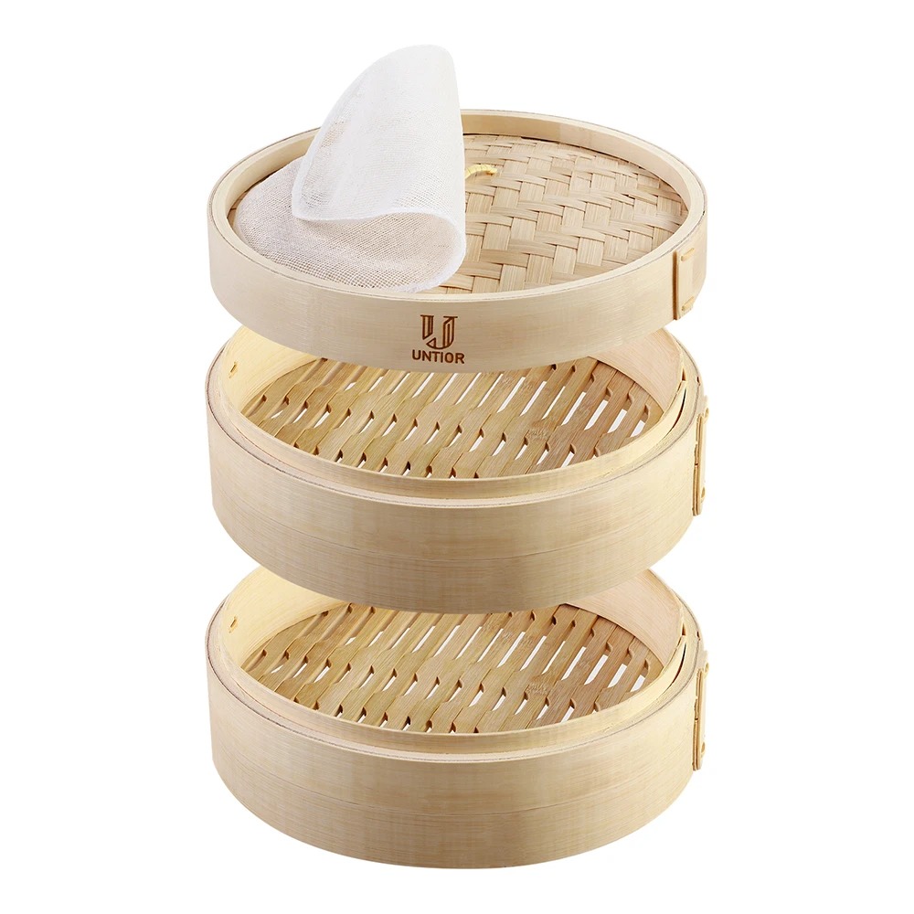 Бамбуковая Паровая корзина с к – обзор и цена Bao Steamer Bamboo