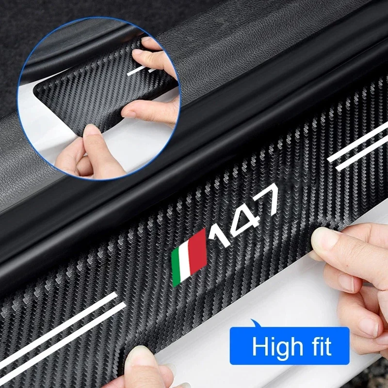 Наклейки на порог автомобиля,  – обзор и цена Crepe Pan Carbon