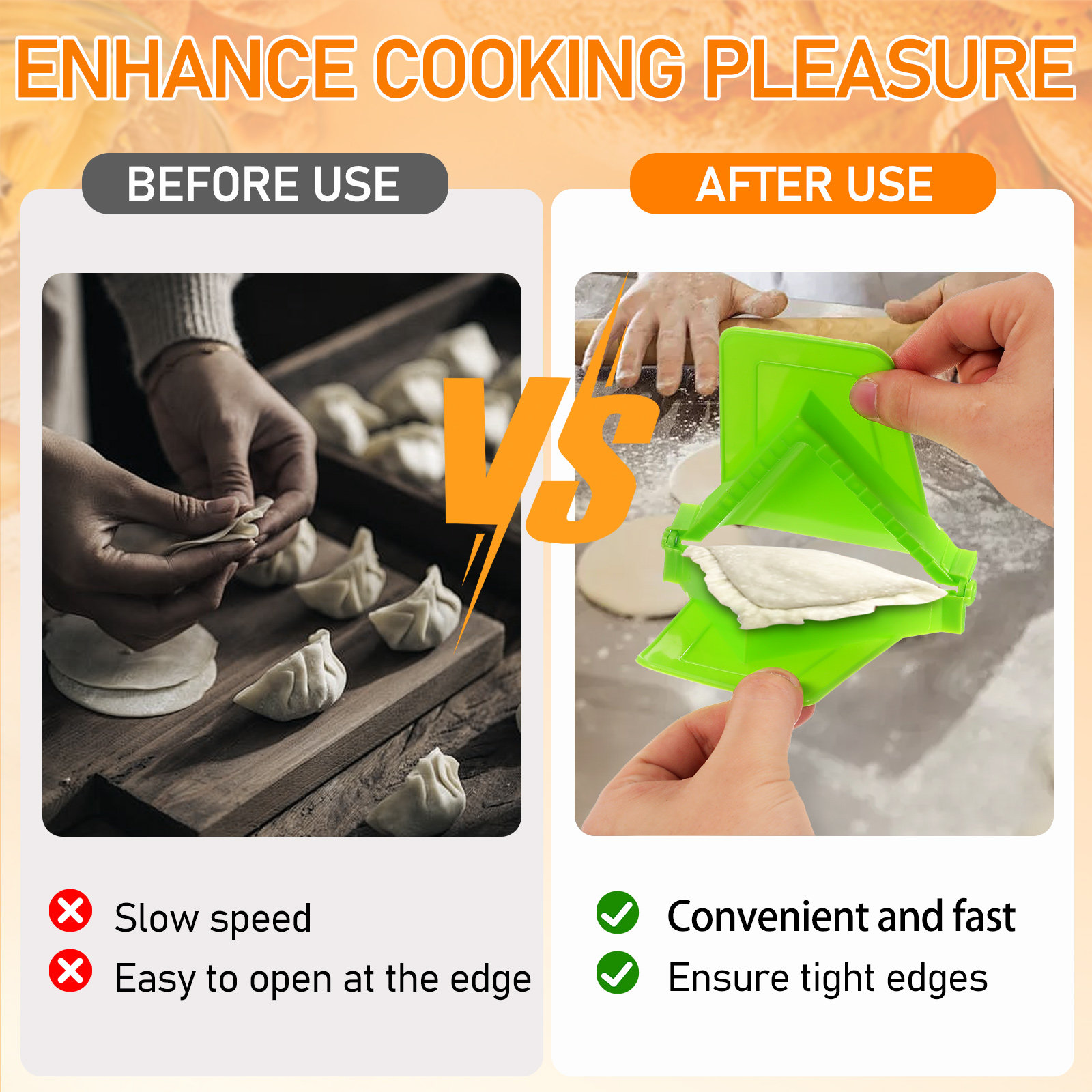Набор из 3-х пластиковых форм  – обзор и цена Dumpling Press Set