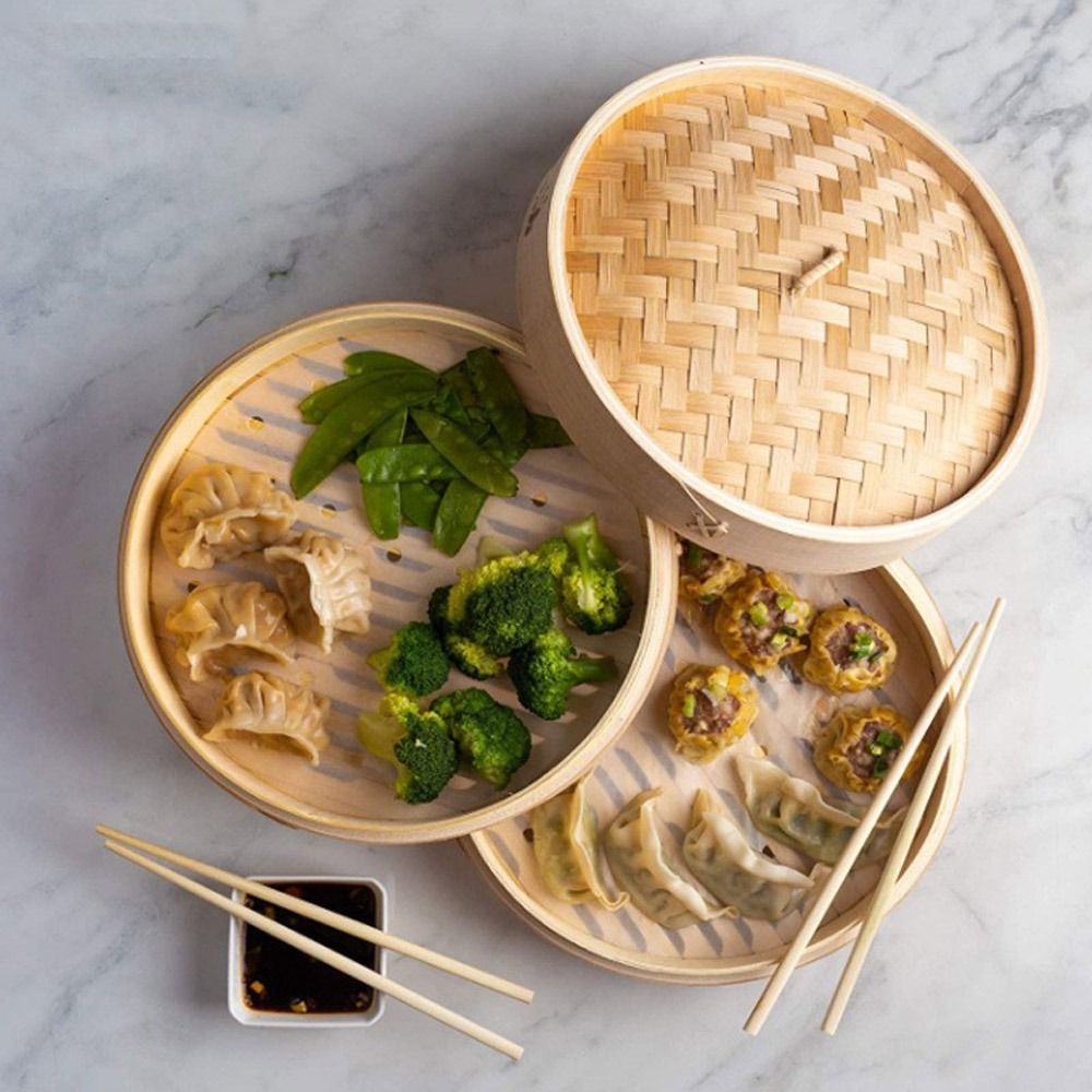 Китайская пароварка из бамбука – обзор и цена Bao Steamer Bamboo